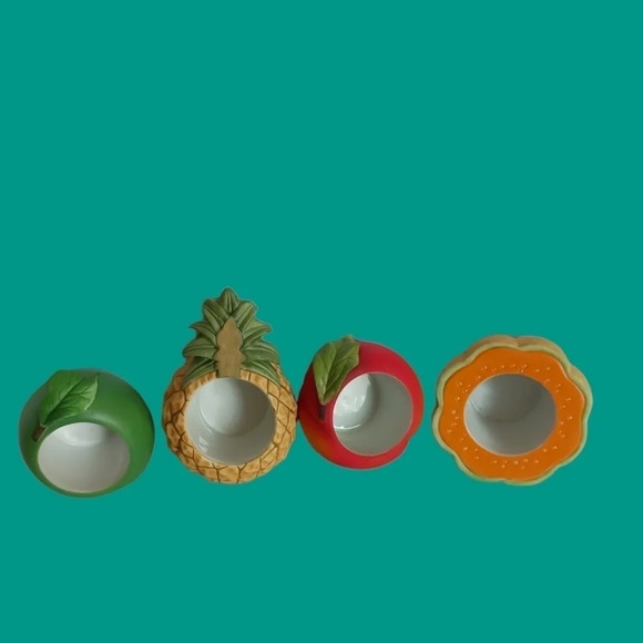 Party lite fruit candle holder set of 4 - Picture 3 of 9